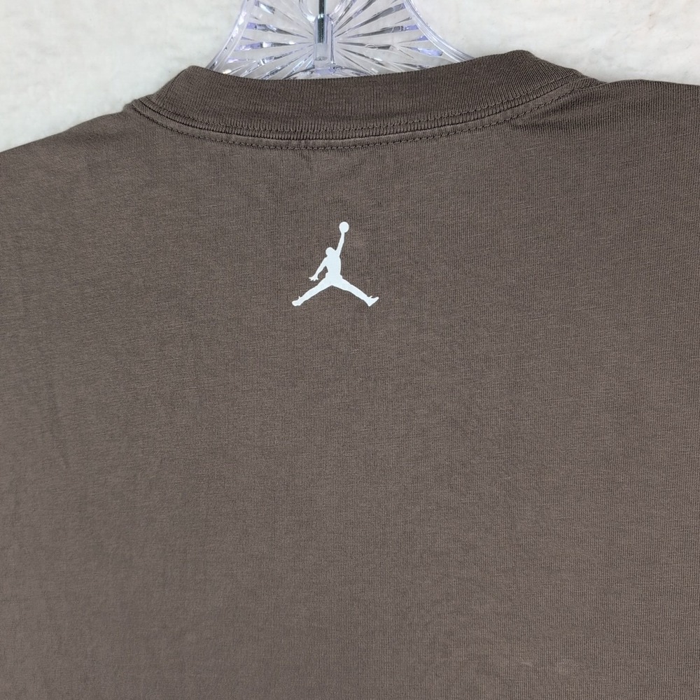 Sample Nike Air Jordan Face Taupe T-Shirt Sz Medium SU26 IF0866 - Picture 4 of 8